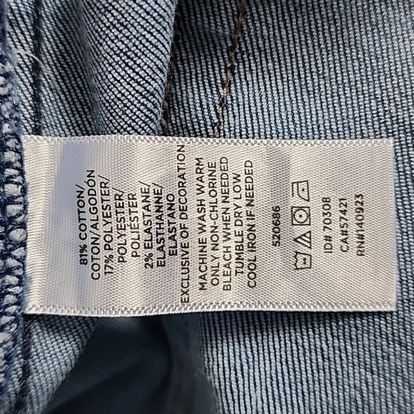 LOFT OUTLET HIGH RISE SKINNY ANKLE CROP JEANS/ SIZE 2P - Picture 6 of 12